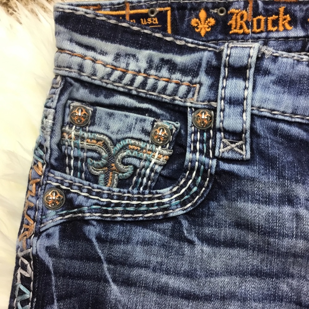 Rock Revival Felix Slim Straight 28x29 by buckle - Picture 8 of 8